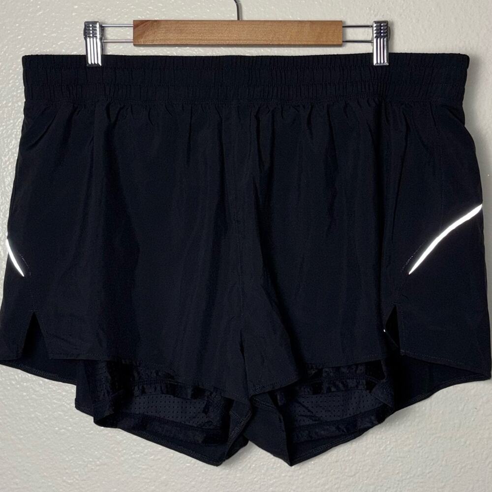 NWT Fabletics Perforated Run Shorts 5" Reflective… - image 6